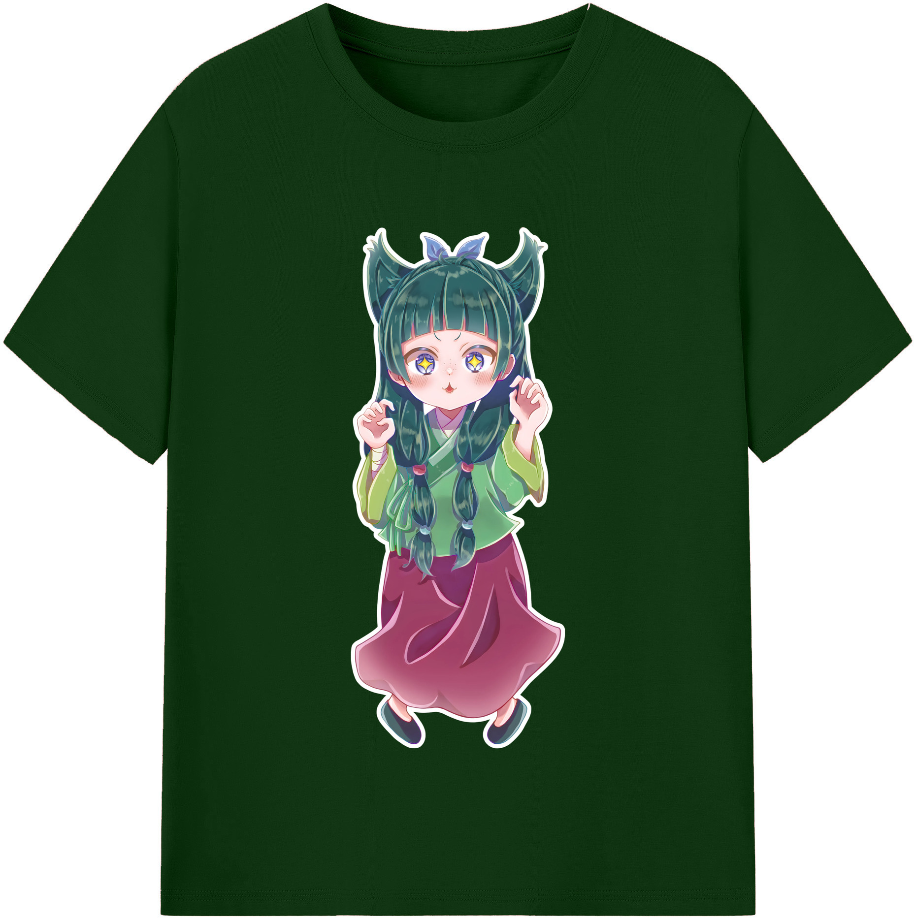 （画像用） 薬屋のひとりごと The Apothecary Diaries 綿100％半袖Tシャツ（フロントプリント）